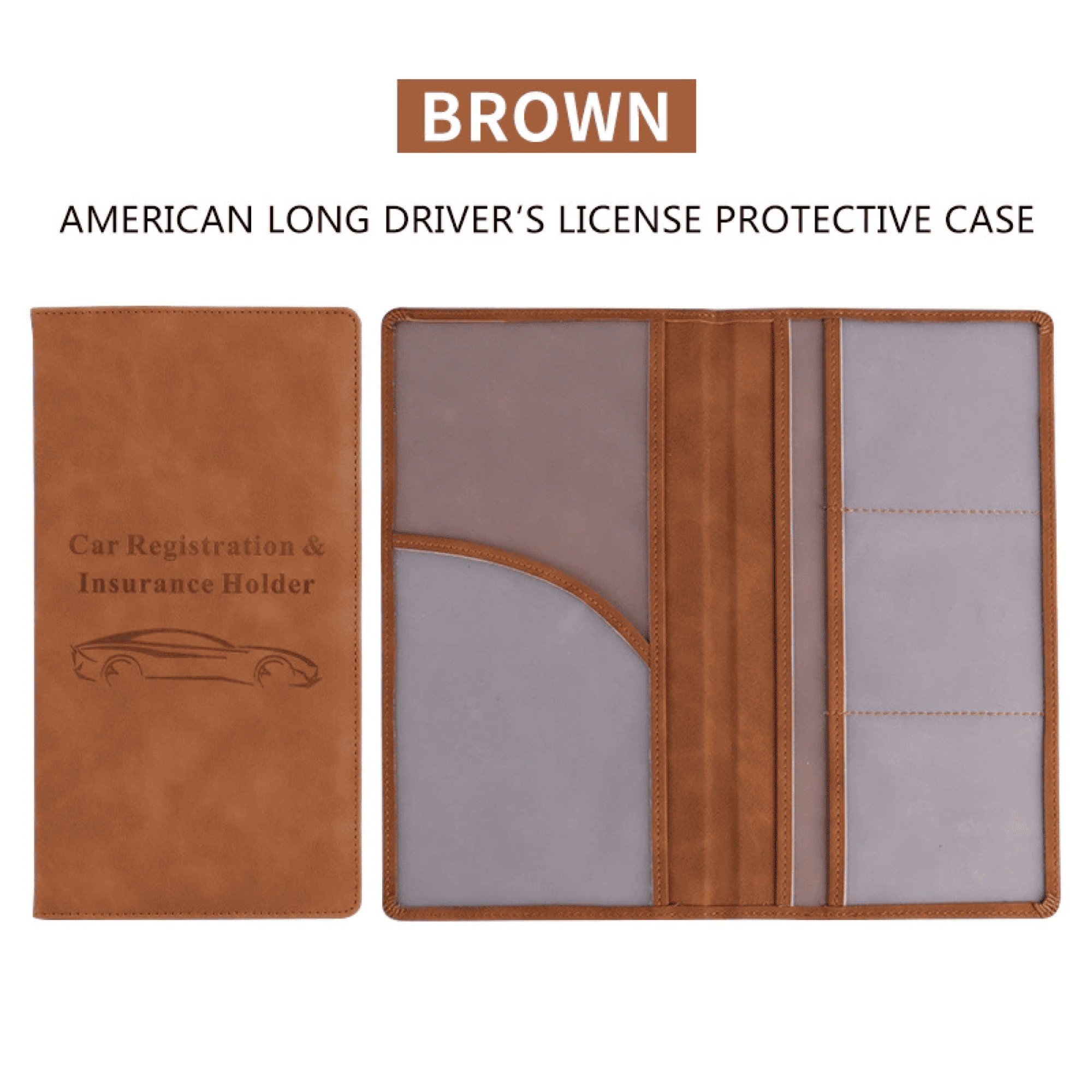 Multi-Function Magnetic Closure Driver's License Holder 4