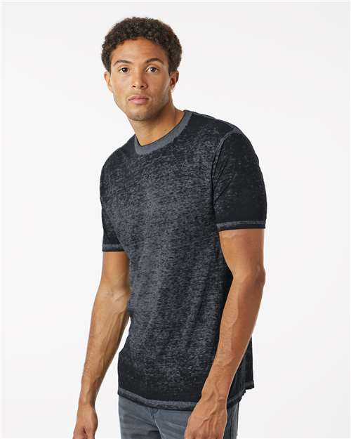 Unisex Acid Wash Burnout T-Shirt - 1350 17