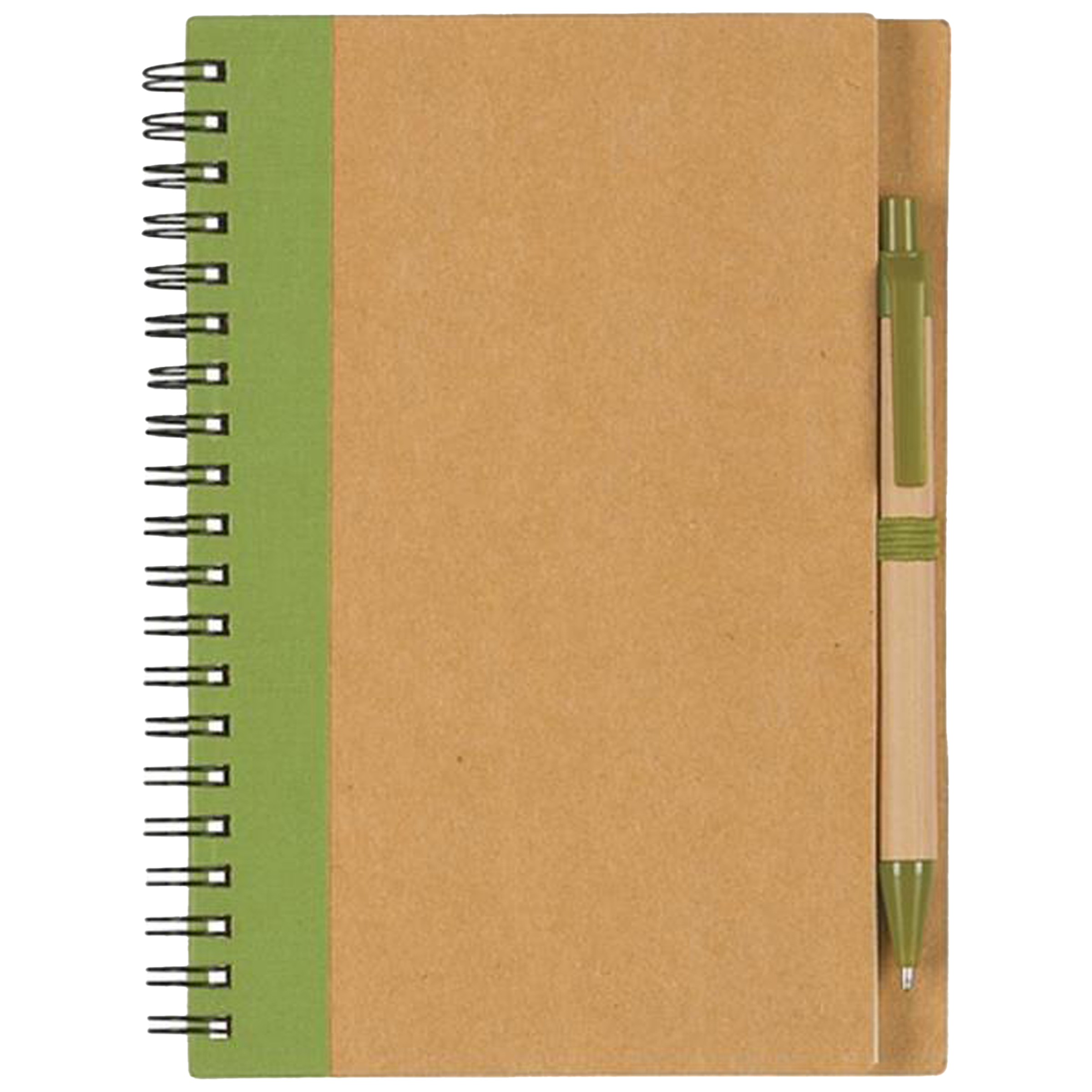 Kraft Paper Splicing Cover With Pen Notebook 5