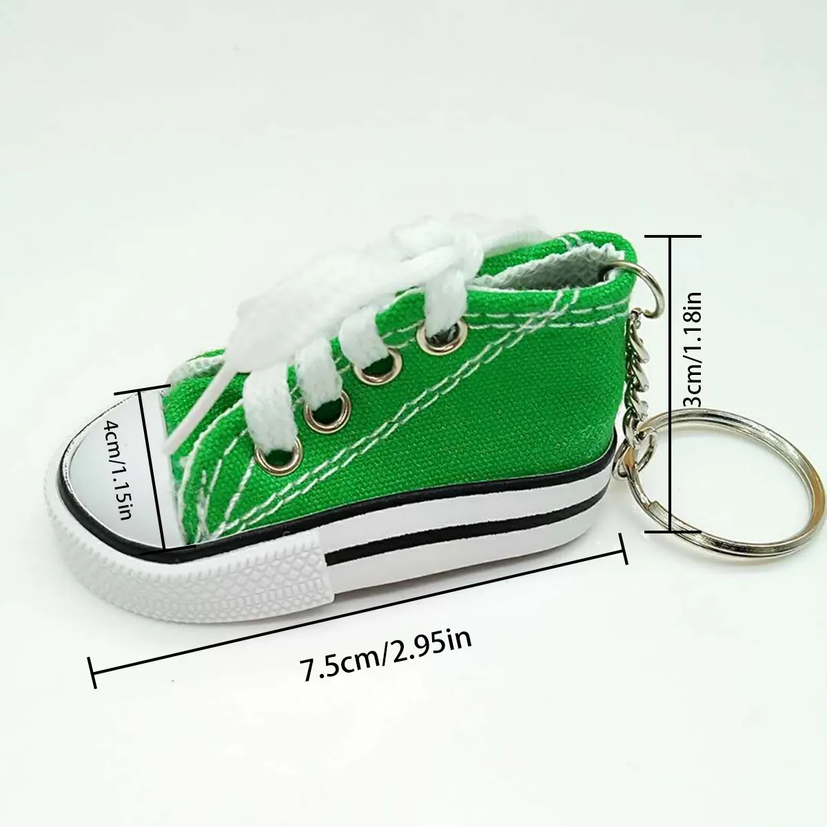 Canvas Sneaker Keychain With Laces 5