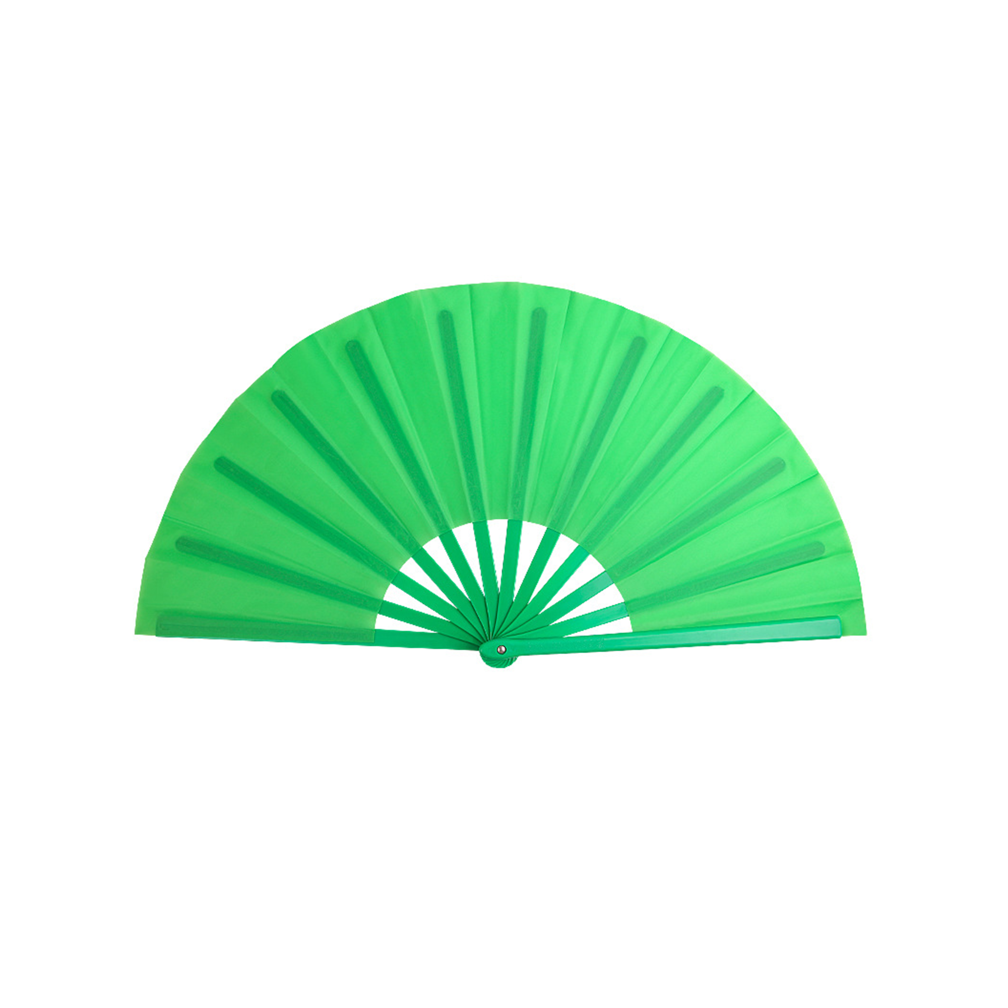 Nylon Folding Hand Fan 23.9" Open Width 4