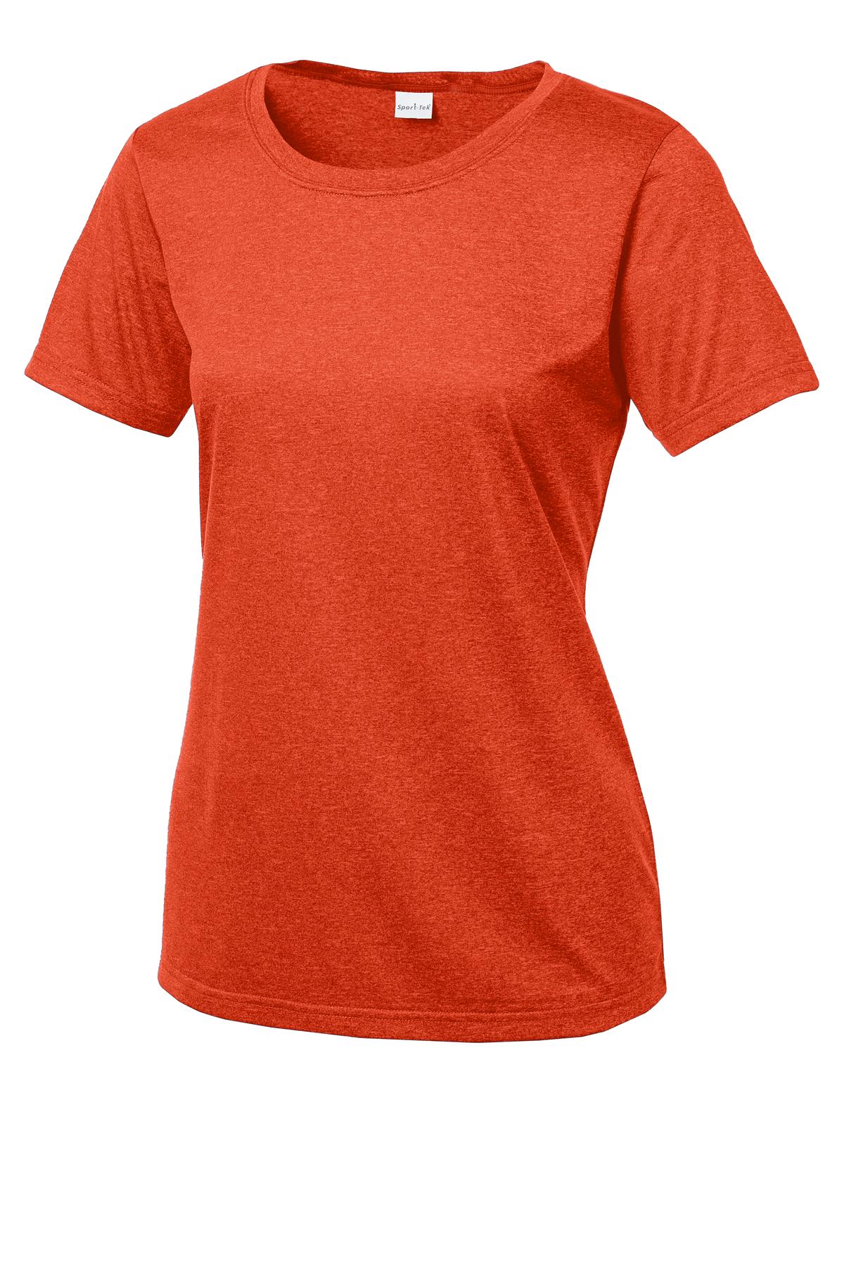 Sport-Tek Women's Heather Contender Scoop Neck Tee. LST360 3