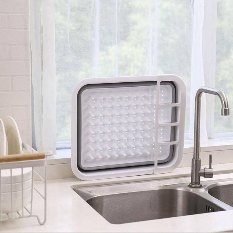 Plastic Foldable Dish Drainer Rack 2