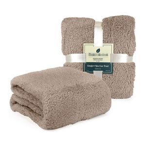 Sherpa Fleece Throw Blanket 1