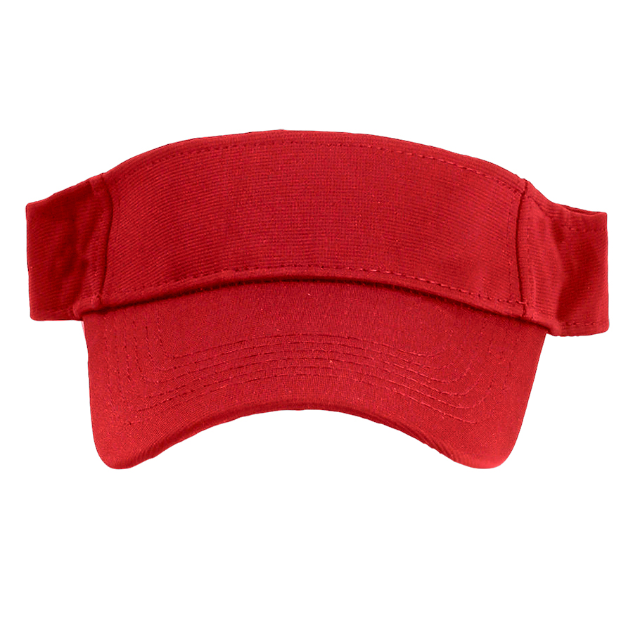 Stock Solid Color Polyester Stair Fiber Visor 12