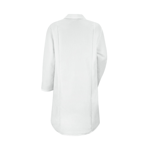 Red Kap Healthcare -  Women's Three-Pocket Gripper-Front 38.25" Full-Length Lab Coat 1
