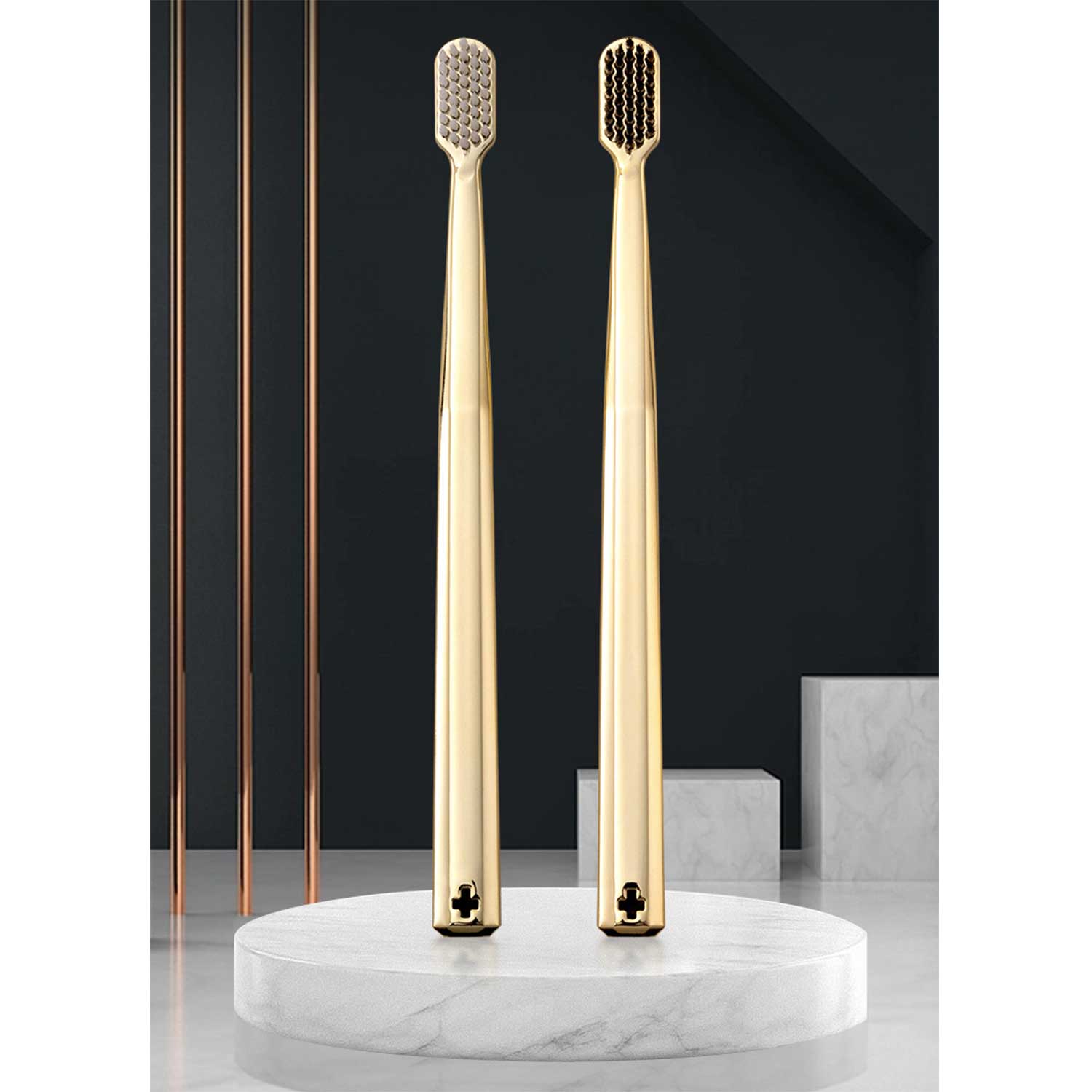 Gold-Plated Soft Toothbrush - Gentle Gum Care 4