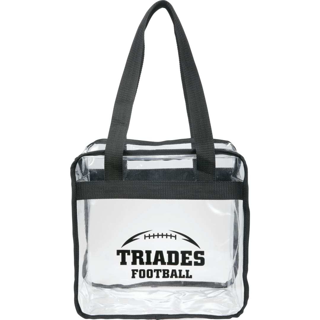 Game Day Clear Zippered Safety Tote 44
