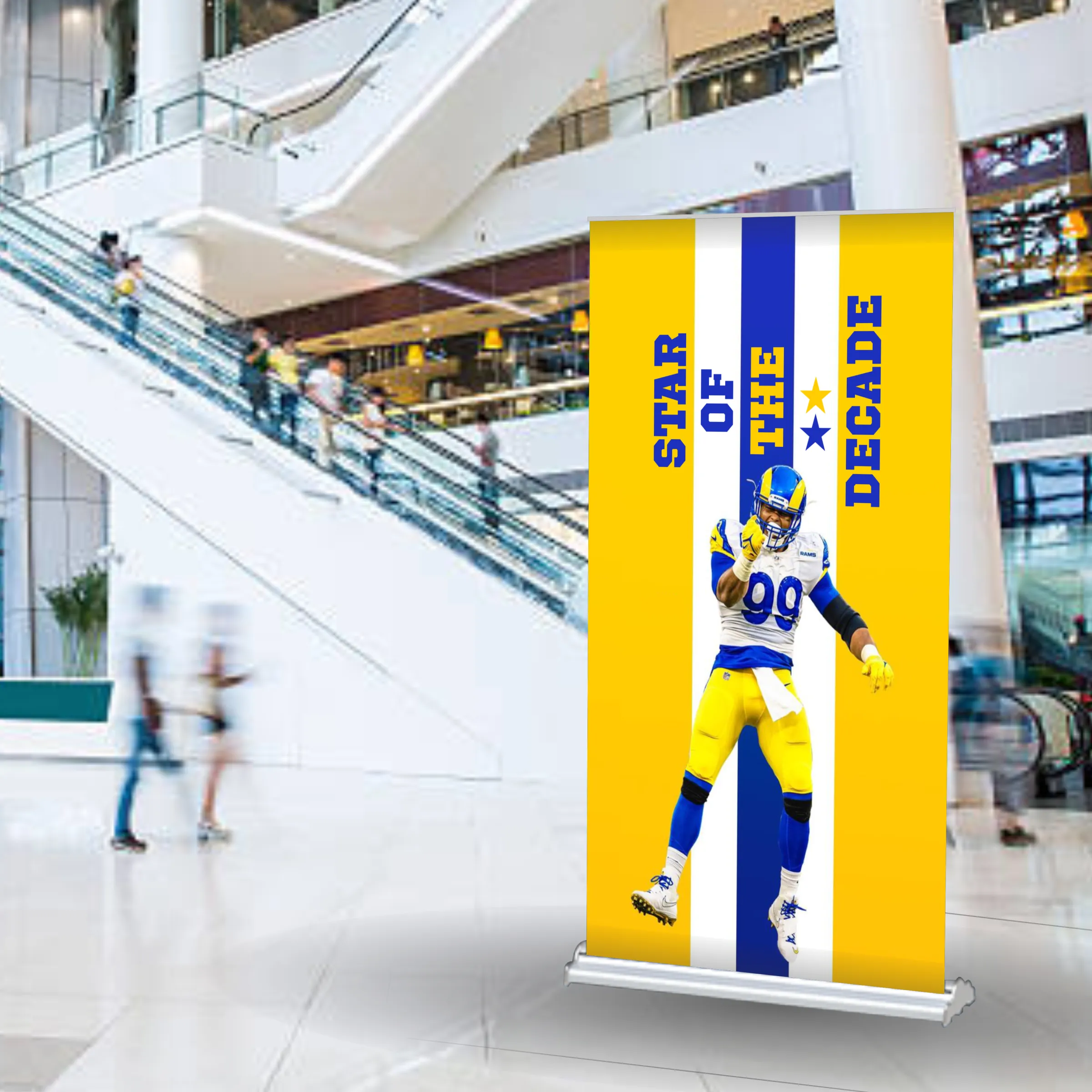36" x 69" Wide Super Deluxe Retractable Banner Kit 8