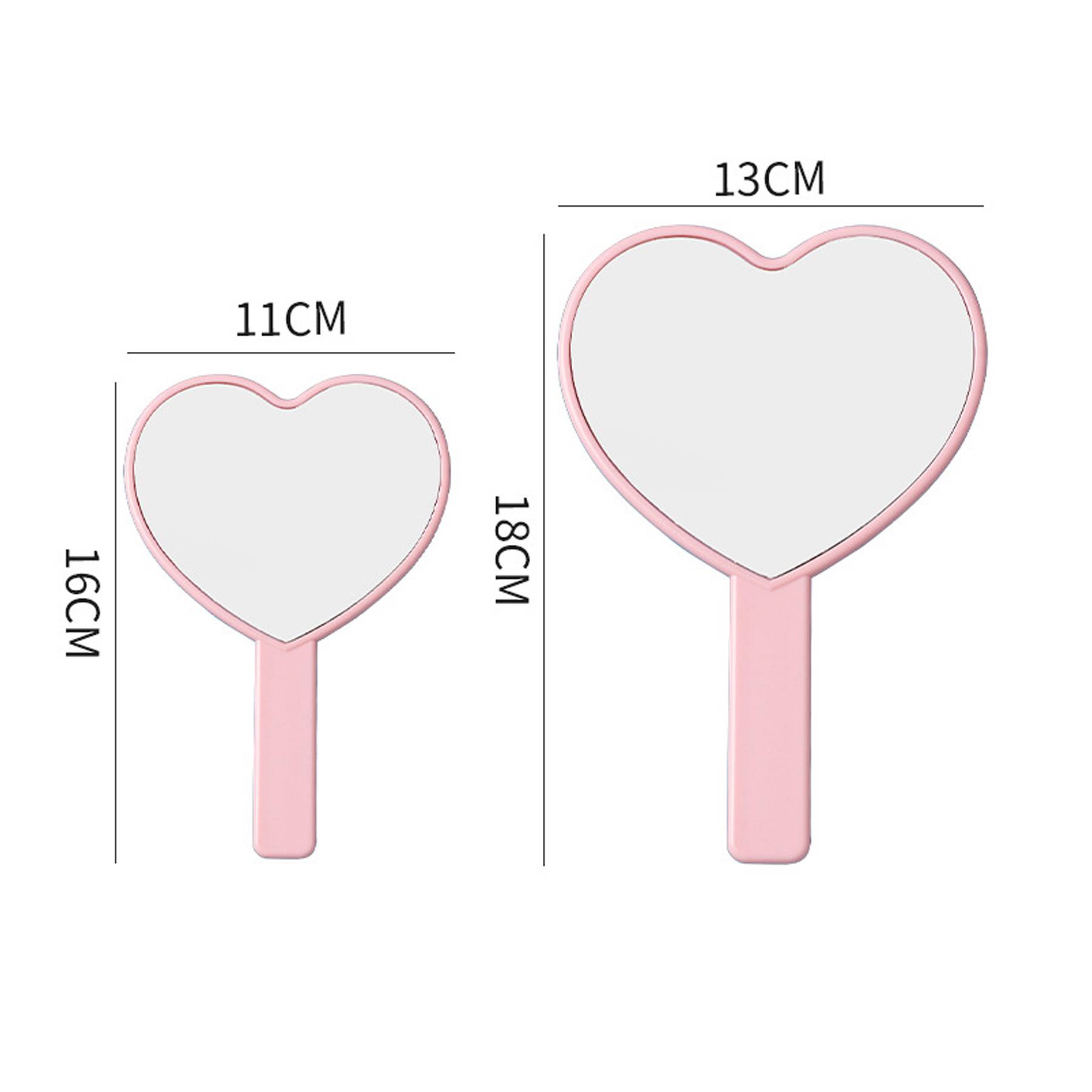 Heart Shaped Handheld Mirror 4