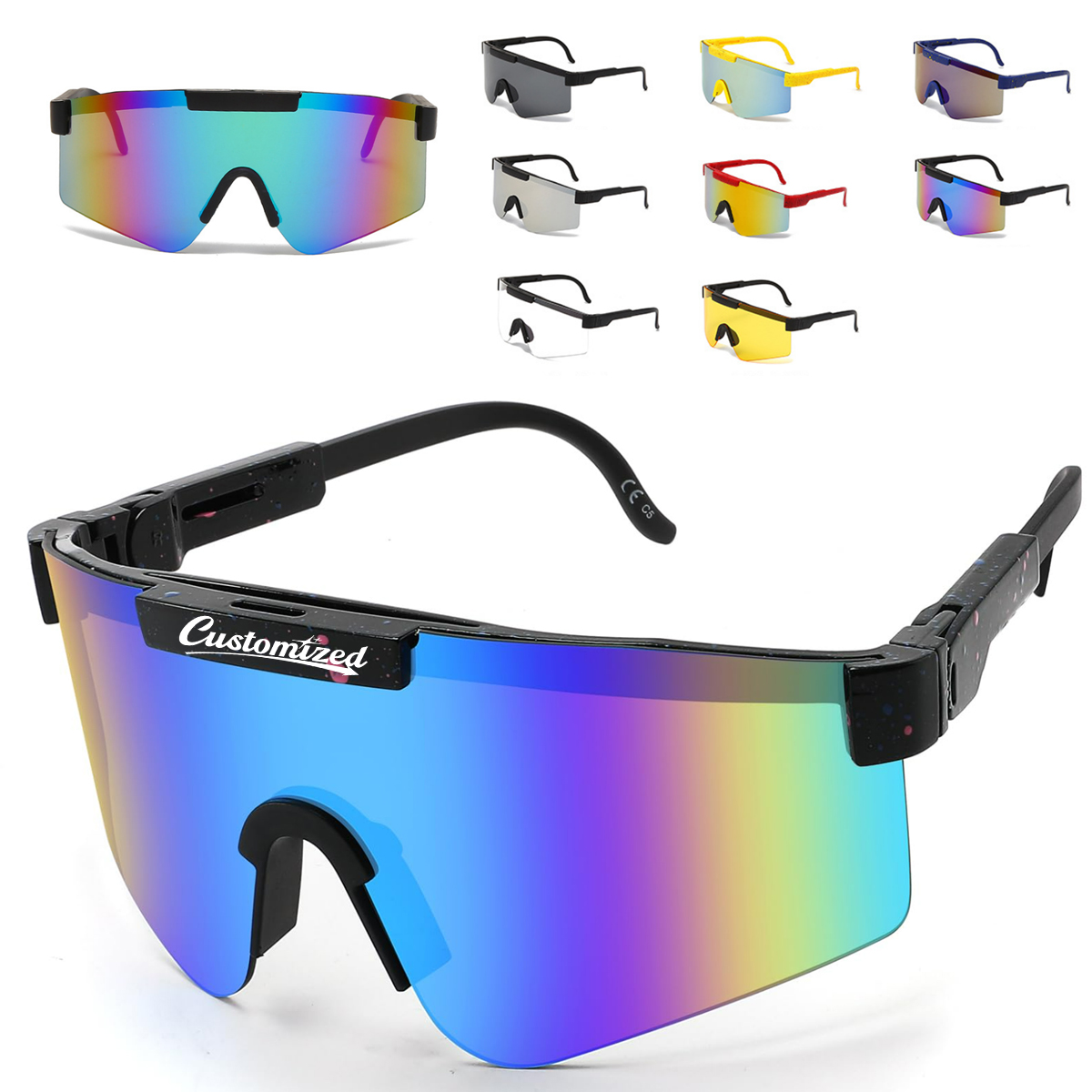 Sporty Shield Sunglasses 5