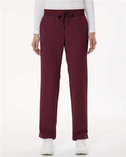 Women's Petite Sizes Xenos Essential Knit-Waist Scrub Pants - W20001P 44