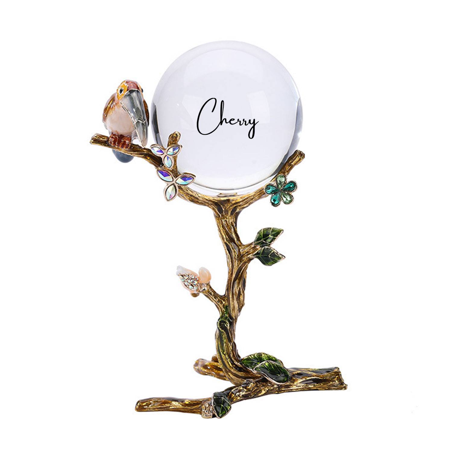 Crystal crafts enamel glass ball decorations 2