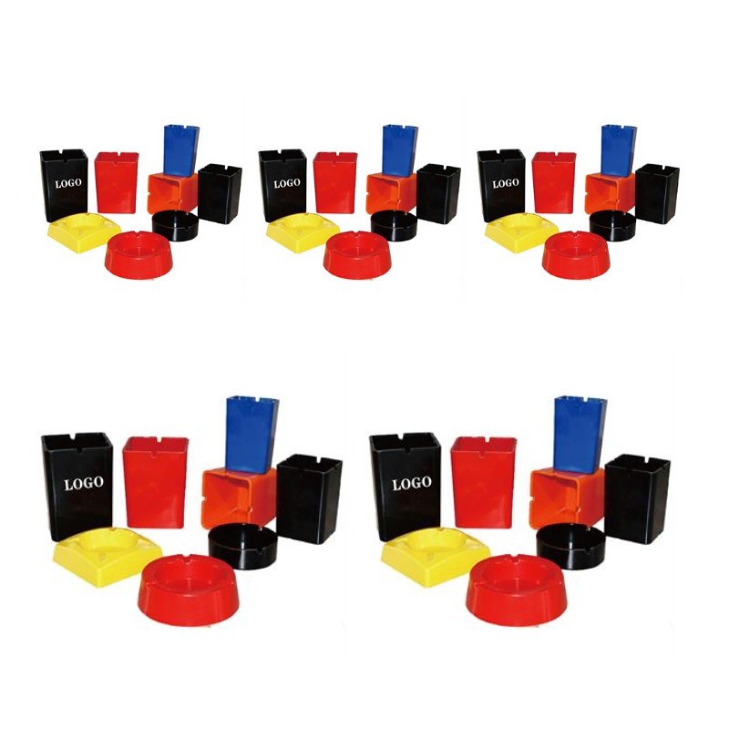 Custom Logo Promotional Plastic Ashtray