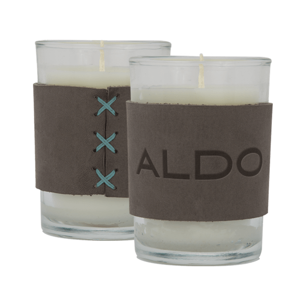 Harper 8 oz. Leather Wrapped Candle 1