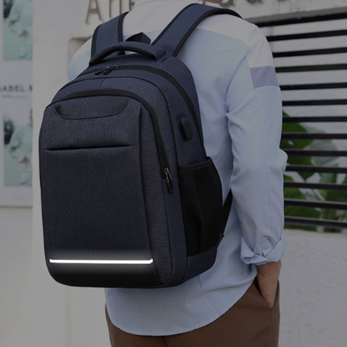 Durable Laptop Backpack with USB Charging Port 8