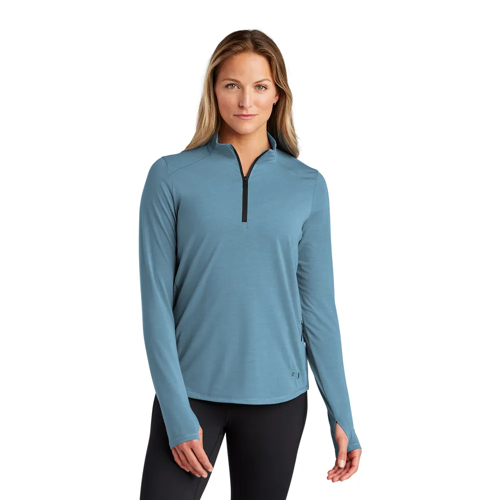 OGIO(R) Ladies Motion 1/4-Zip, custom jacket with logo imprint 2