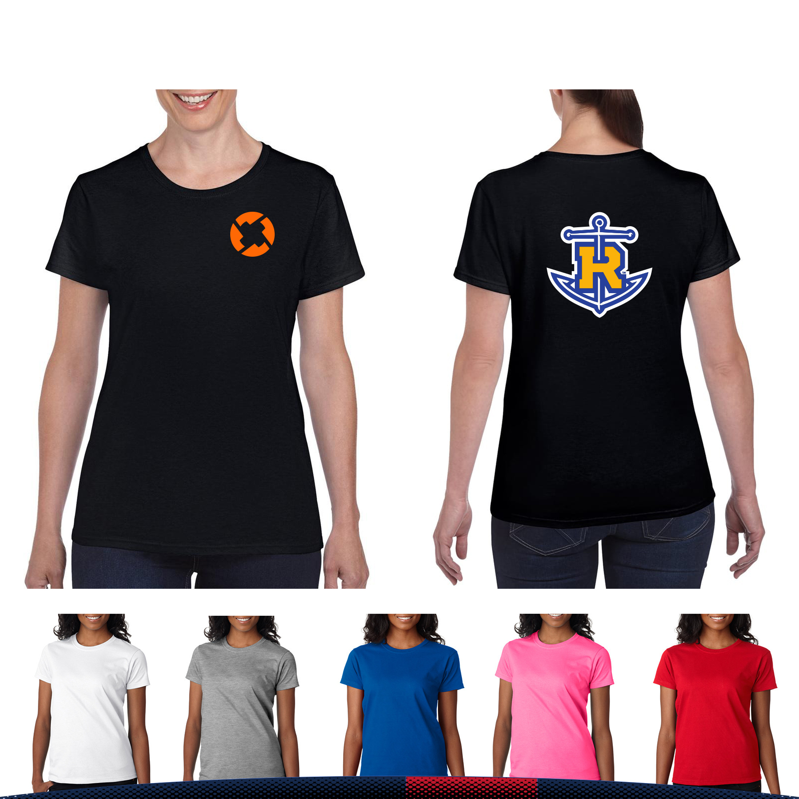 Gildan® 6.1 oz Cotton Ladies T-shirts 1