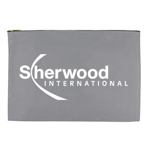 10 Oz. Colored Canvas Deluxe Zippered Portfolio 6