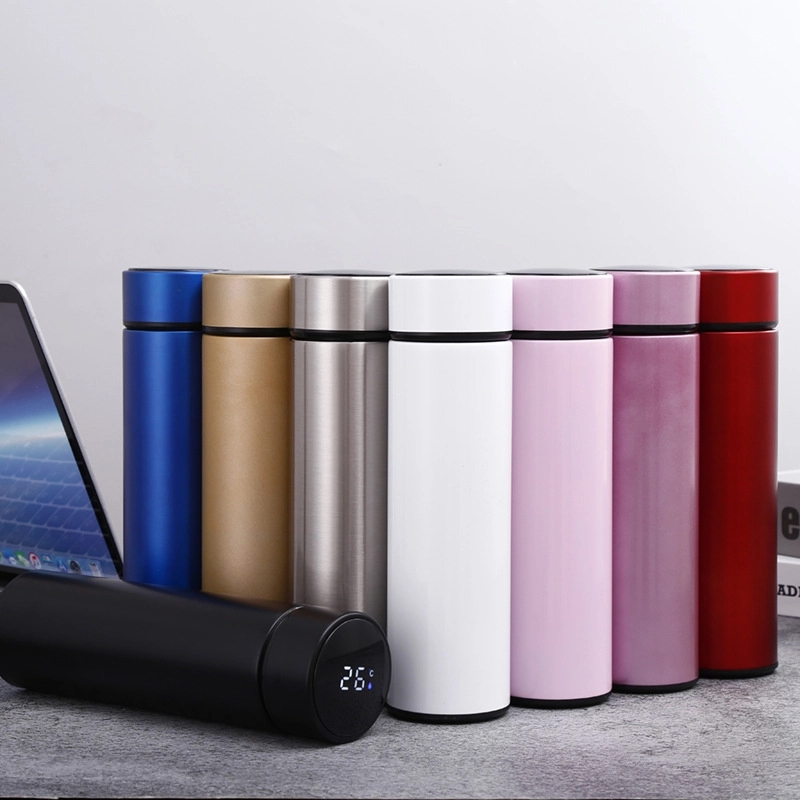 Smart Insulated Water Bottle with LED Temperature Display 1