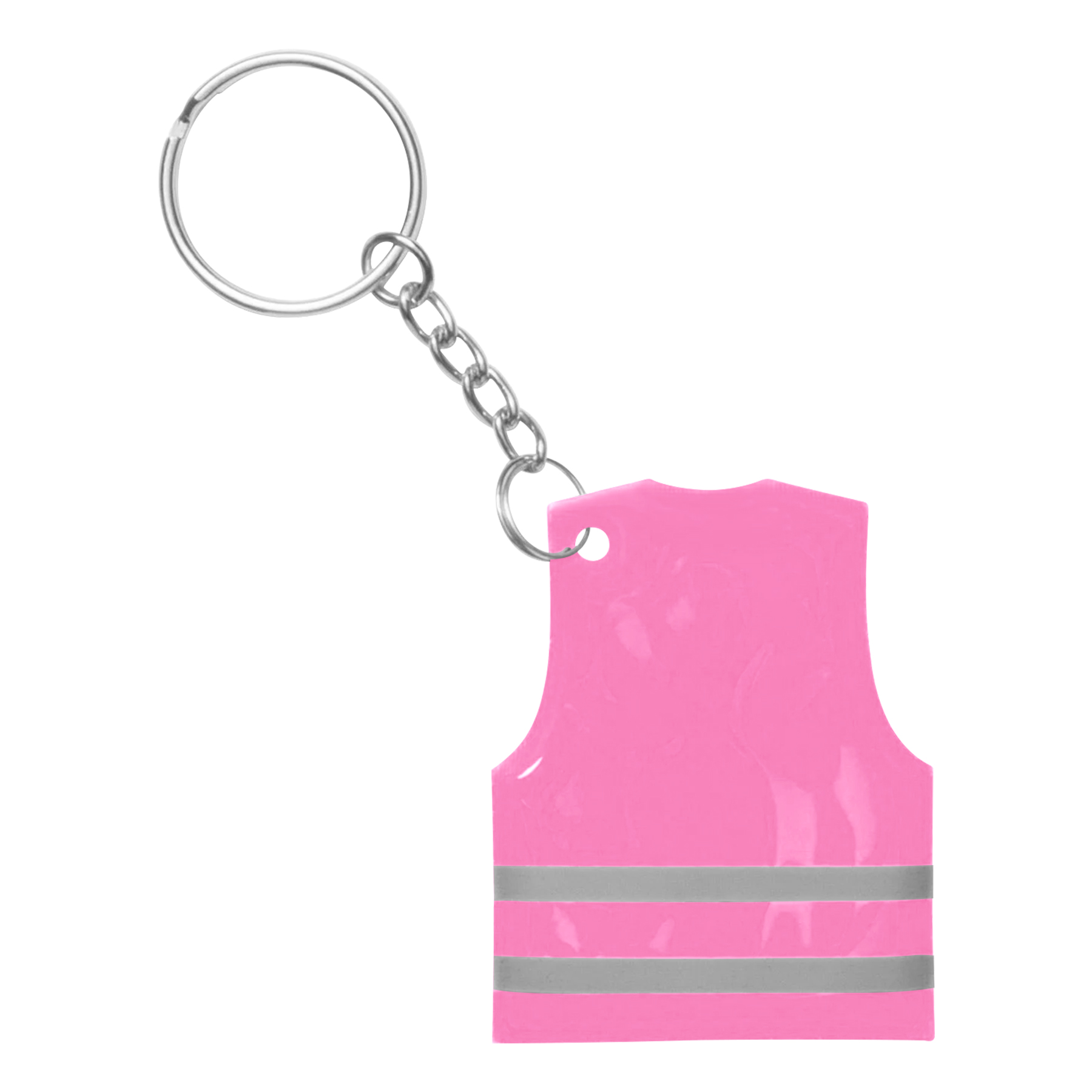 PVC Reflect Safety Vest Key Chain 6