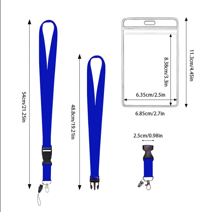 Lanyard Key For ID Card Badge Holder 6
