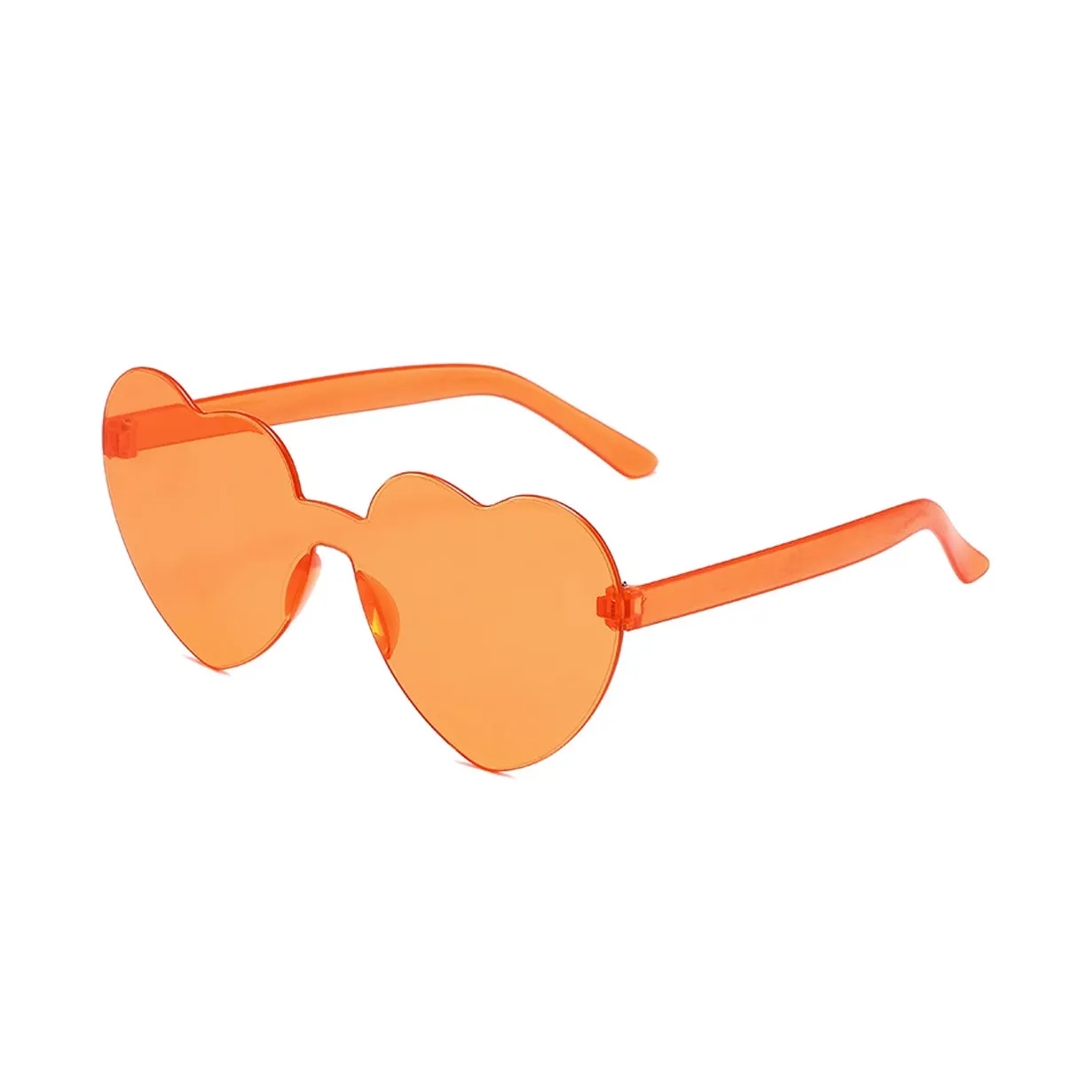 Heart Shaped Rimless Sunglasses 8