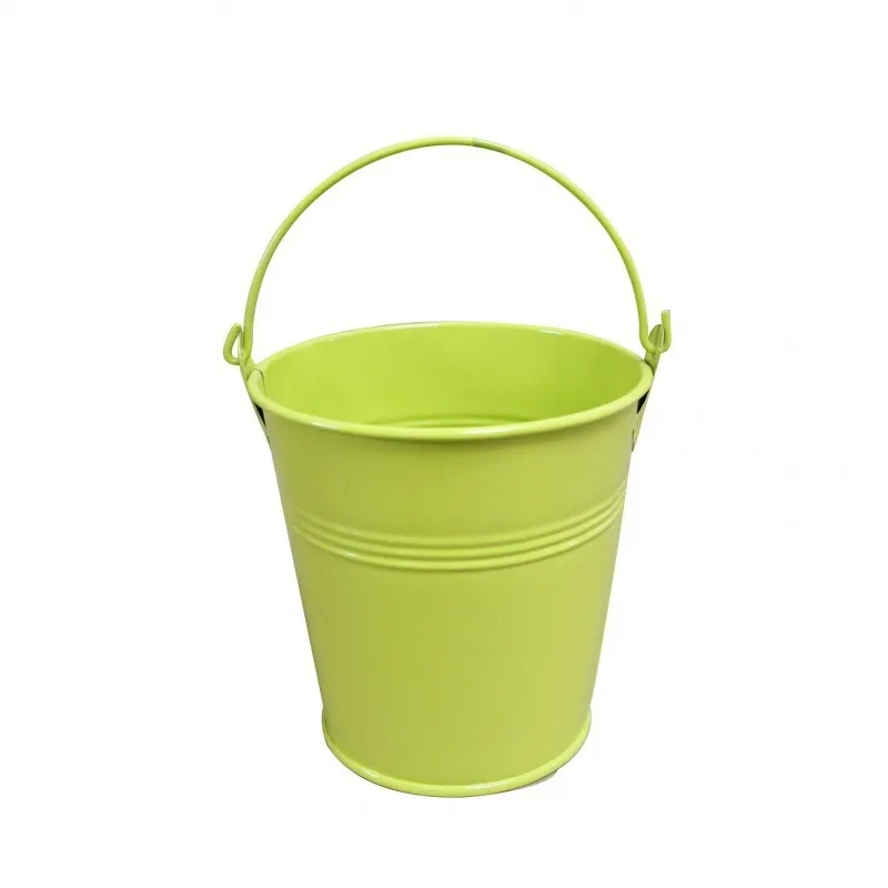 64Oz. Small Metal Buckets With Handle 2