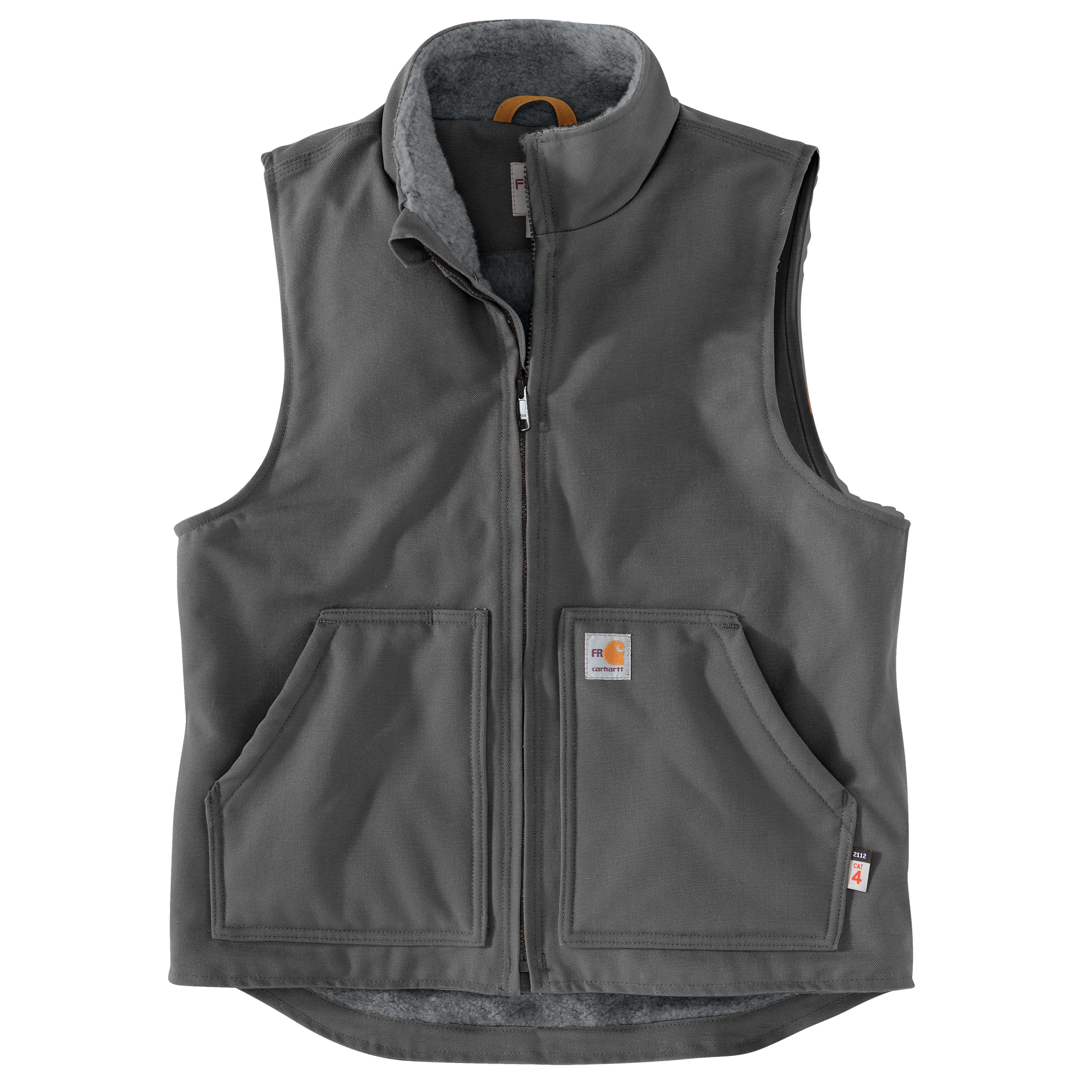 Carhartt Mens FR Duck Mock Neck Vest 5