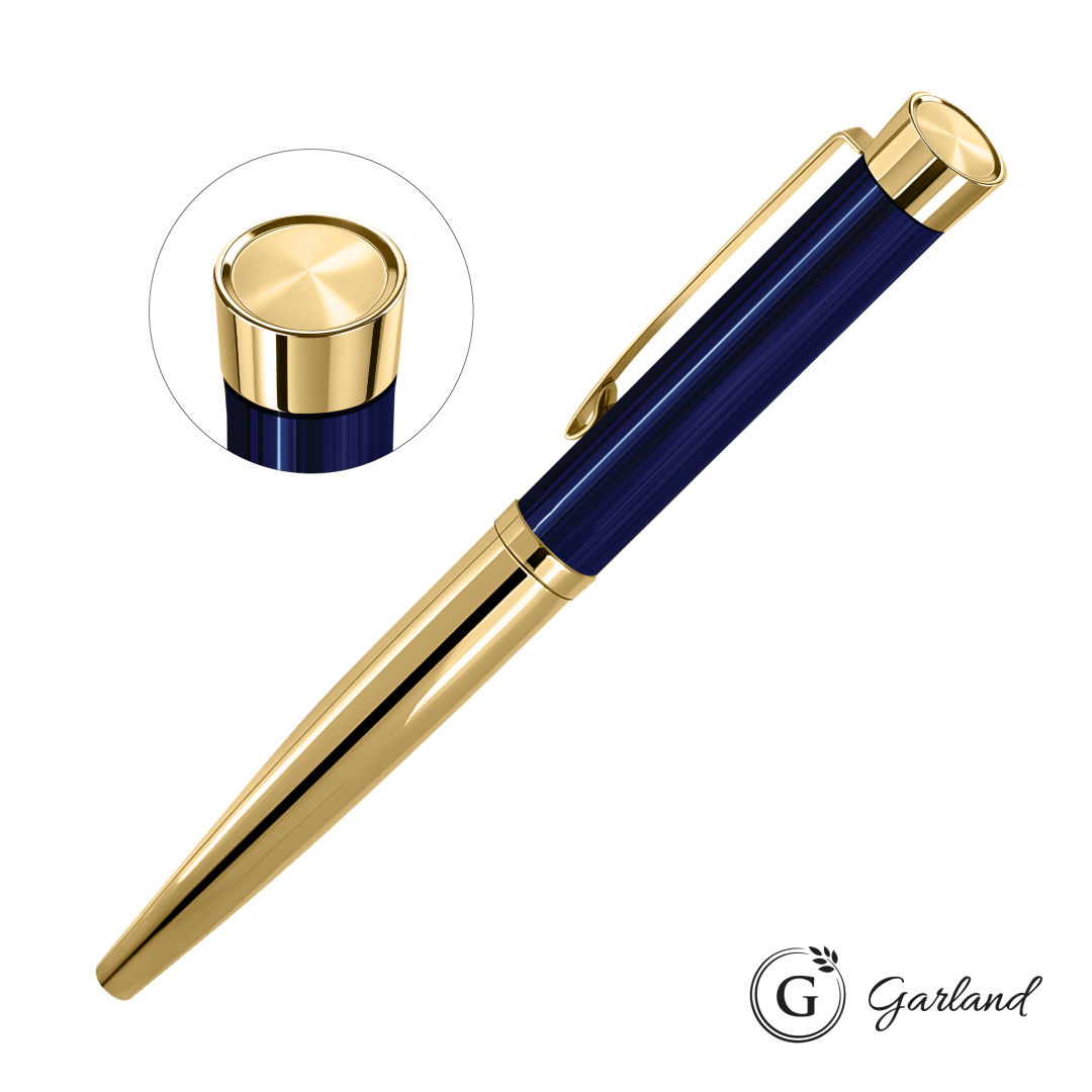 Garland® Executive Cust Emblem Monogram Rollerball Pen-Gold 3