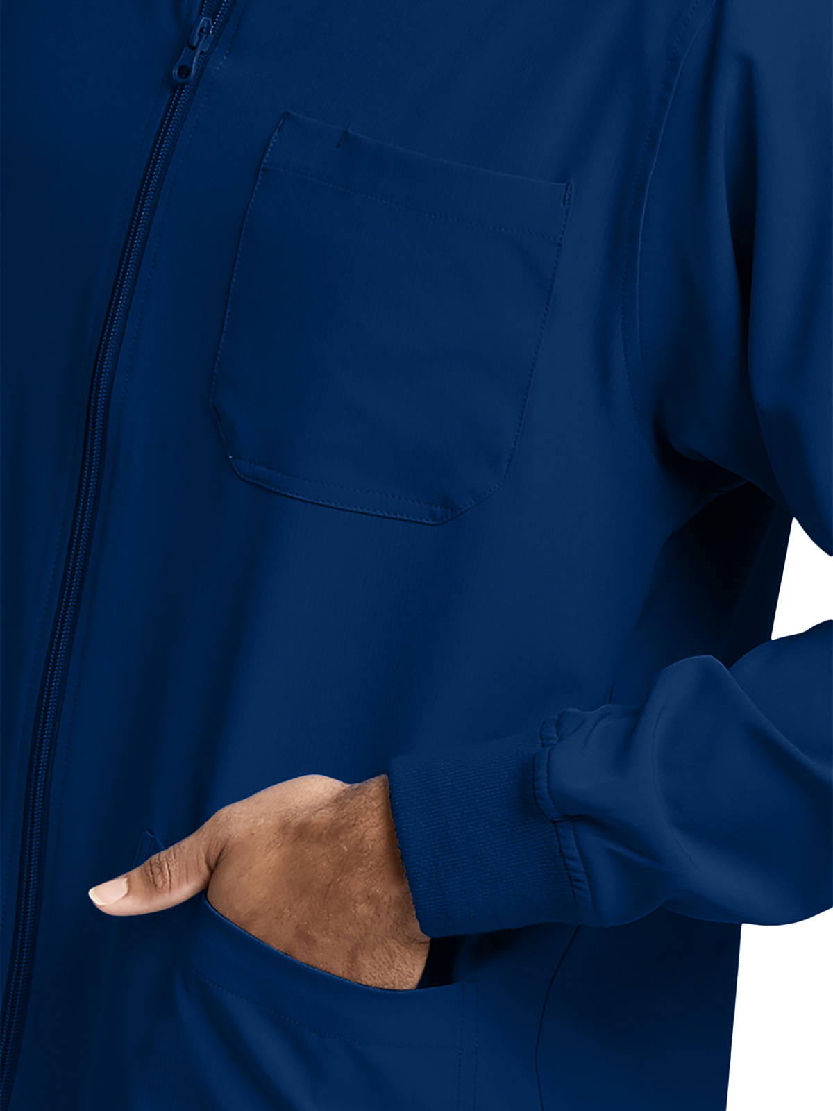 Skechers - Men's Three-Pocket Zip-Up Structure Warm-Up Scrub Jacket 37