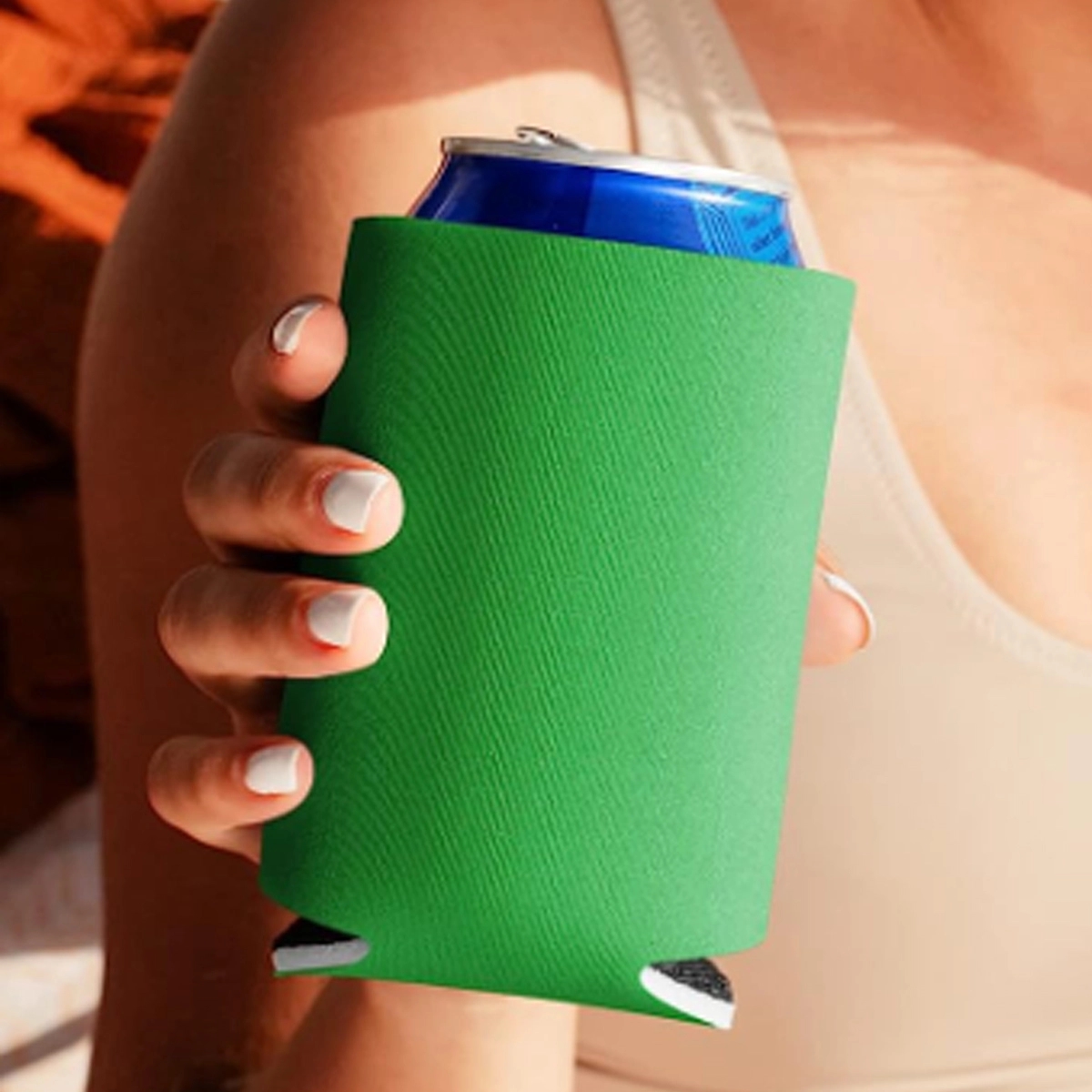 330ML Collapsible Insulated Can Holder Cooler, custom koozie with logo imprint 2
