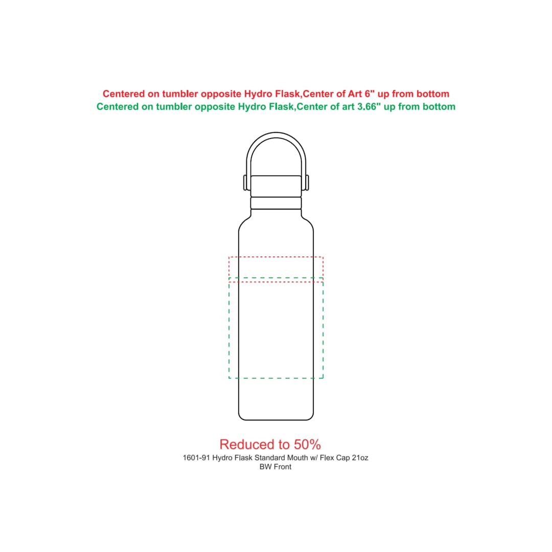 Hydro Flask® Standard Mouth With Flex Cap 21oz 210