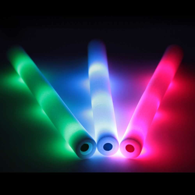 LED Light Up Foam Glow Lumiton Baton Cheer Stick 3
