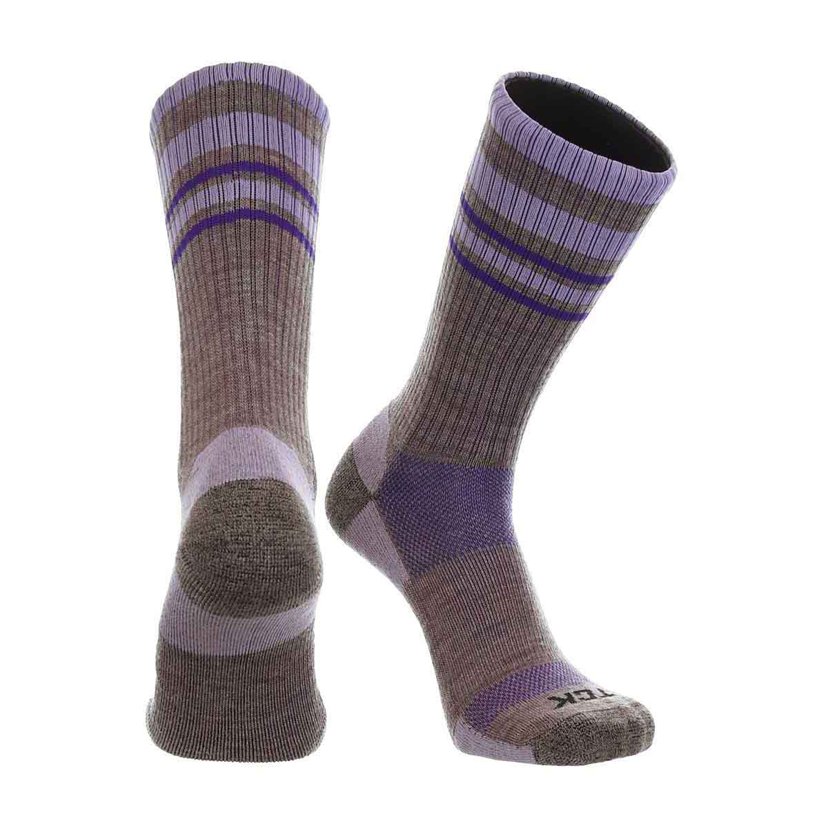 Striped Merino Wool Hiking Socks 2