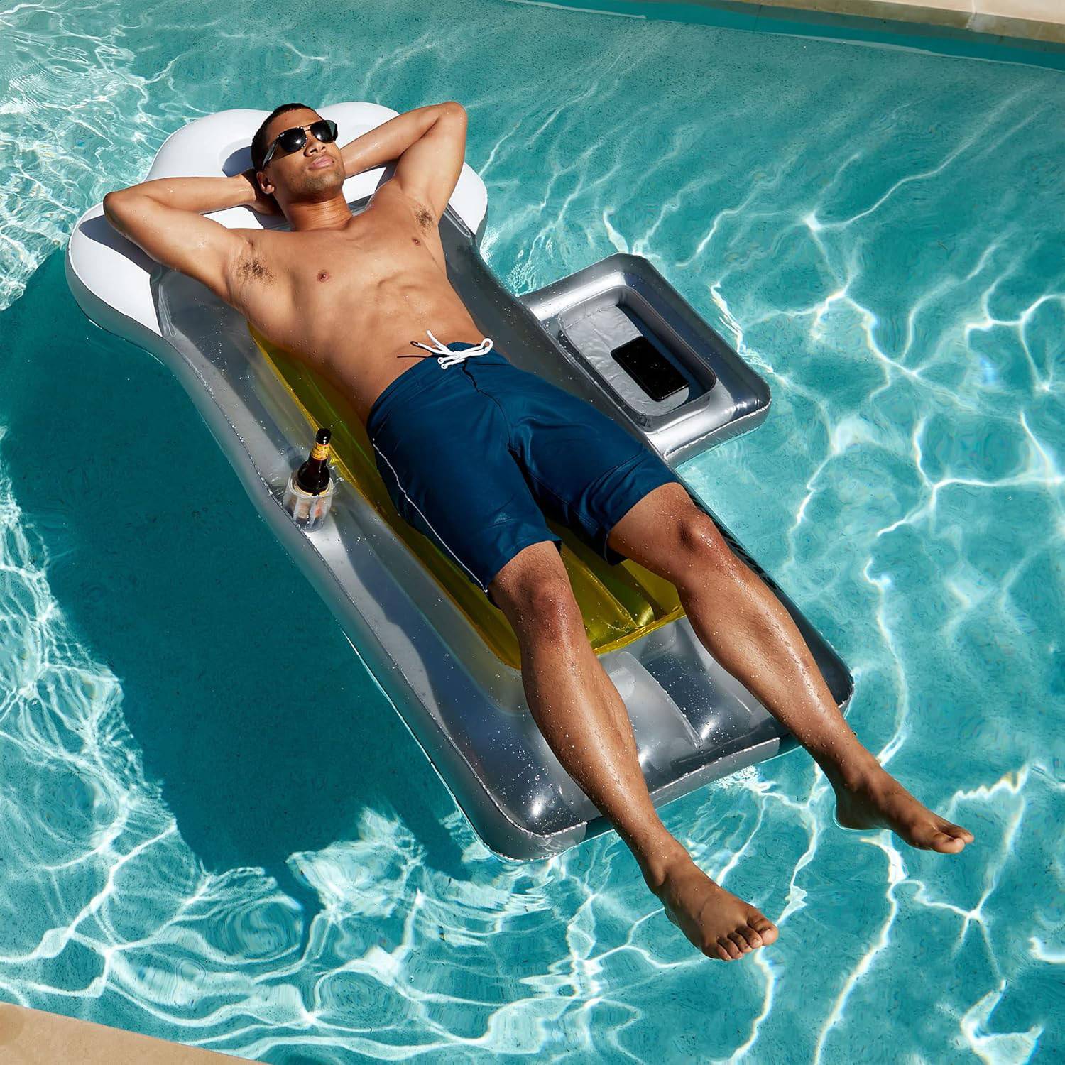 PVC Inflatable Swimming Pool Float Lounger 6