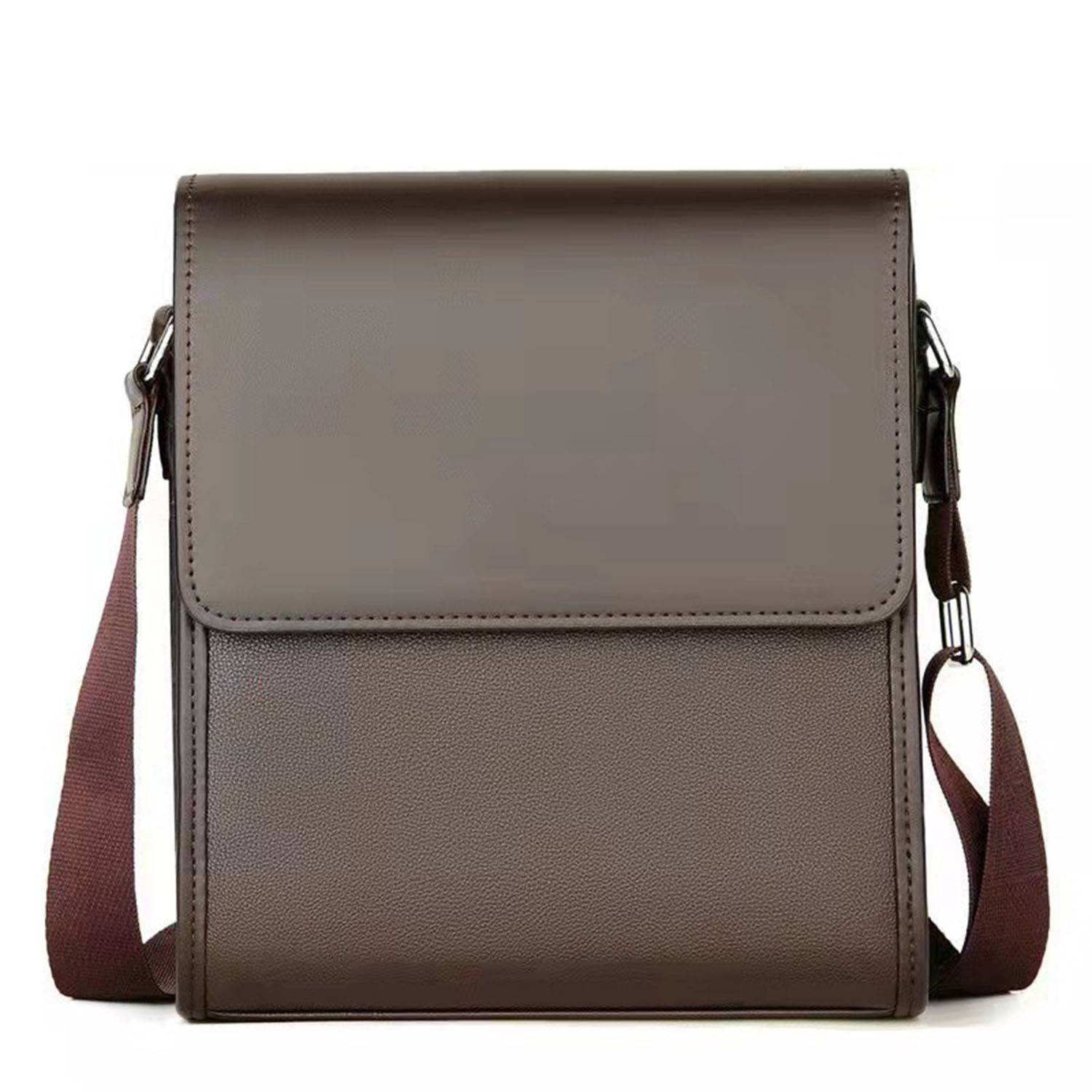 PU Leather Large capacity business crossbody bag for men 3