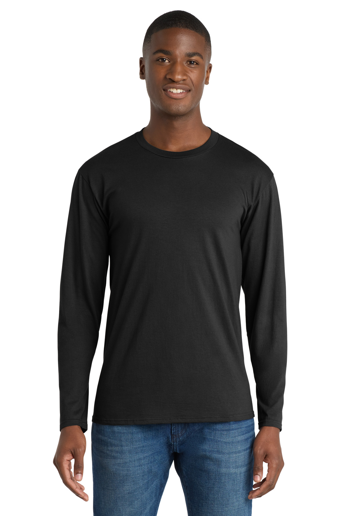 Port & Co Long Sleeve Fan Favorite Tee. PC450LS 112