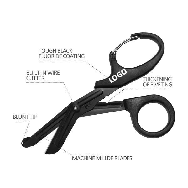 Medical Scissors With Carabiner 2