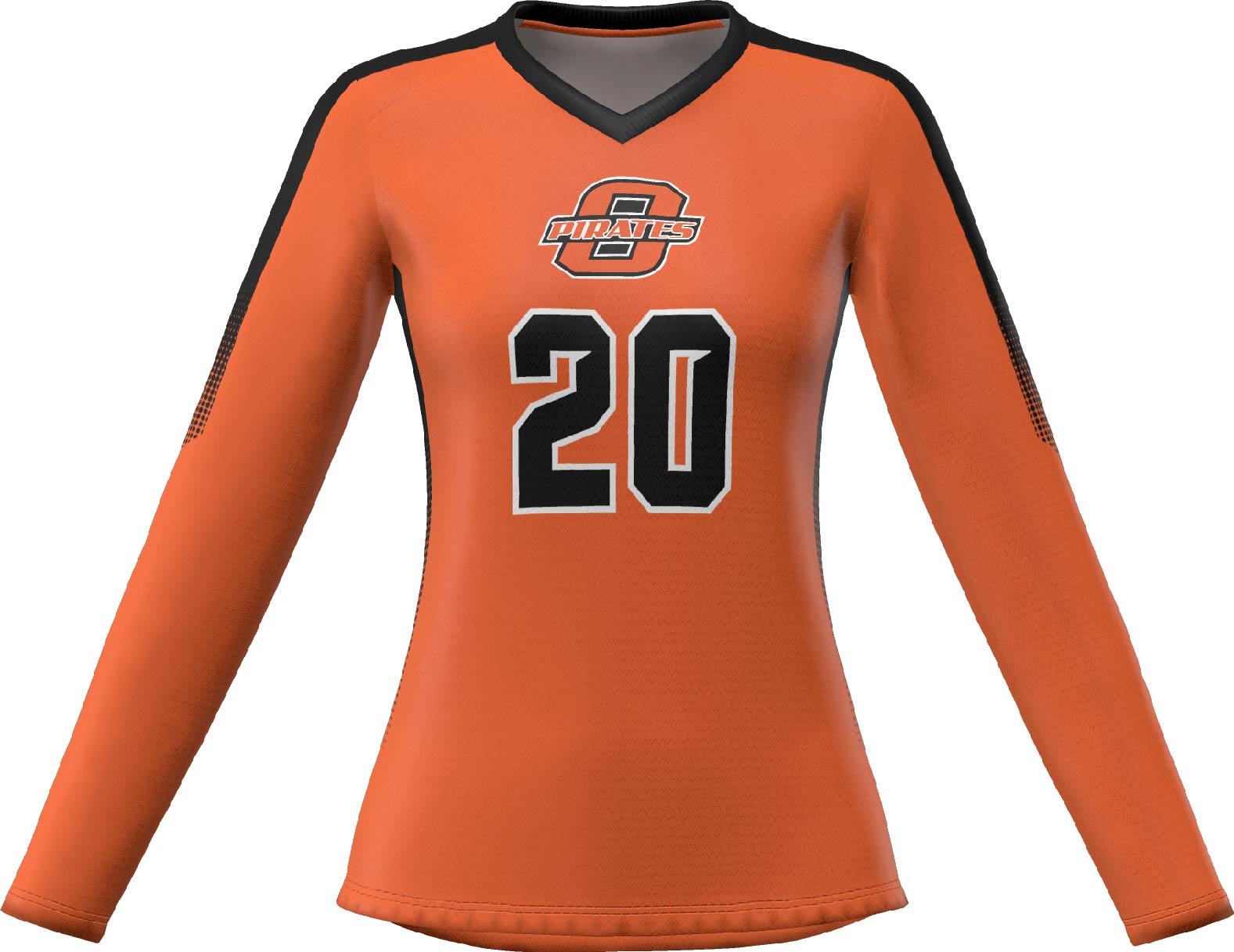 Quadra Long Sleeve Volleyball Jersey - Core 2