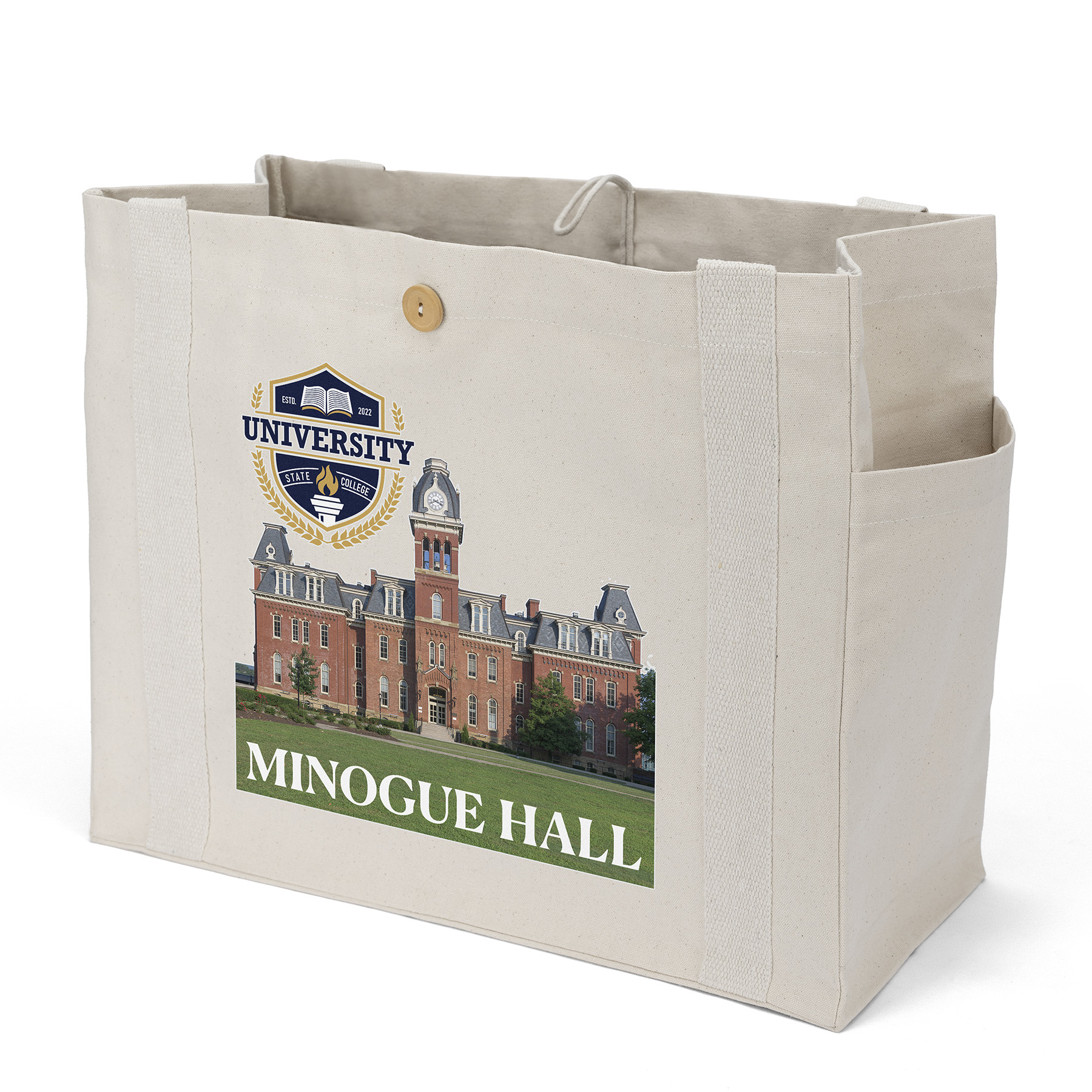 Sandford™- Deluxe Canvas Tote - ColorVista 4