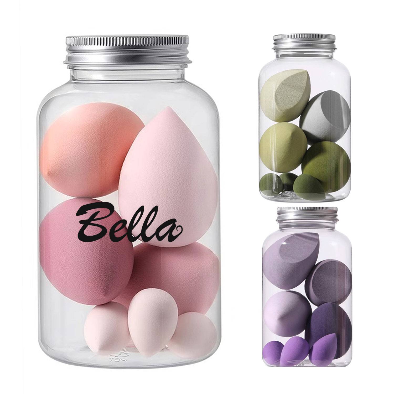 7PCS Makeup Tool Kit Teardrop Shaped Sponges 2