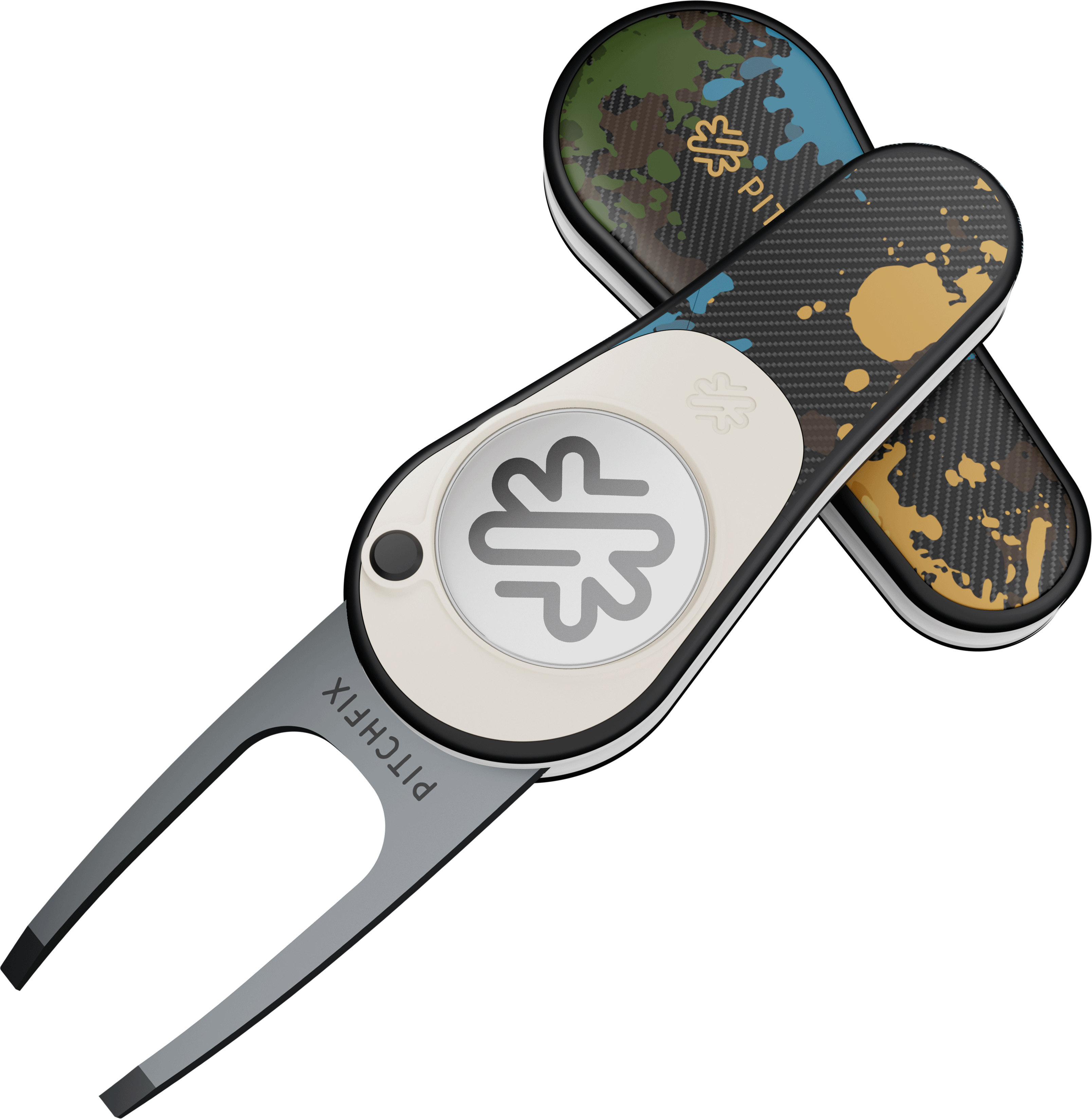 Pitchfix Ultima Golf Divot Tool in Window Tin 10