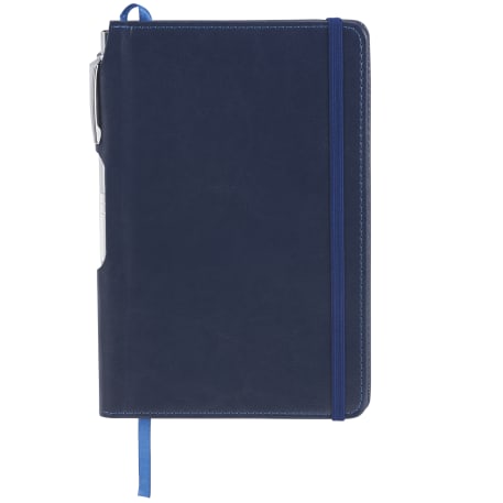 FSC® Mix 6" x 8.5" Viola Bound Notebook with Pen 30