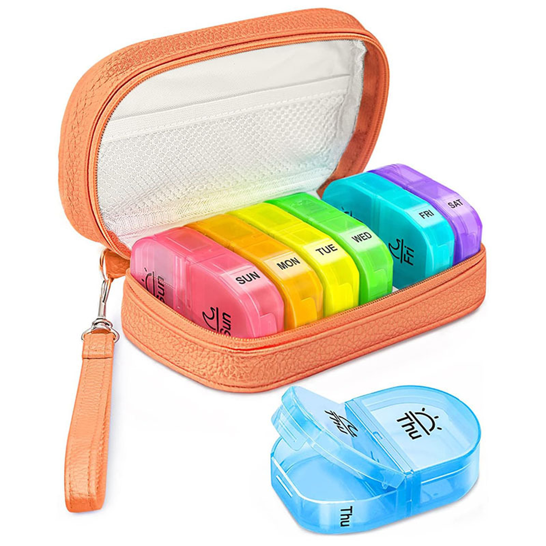 Daily Pill Organizer 2 Times a Day 3