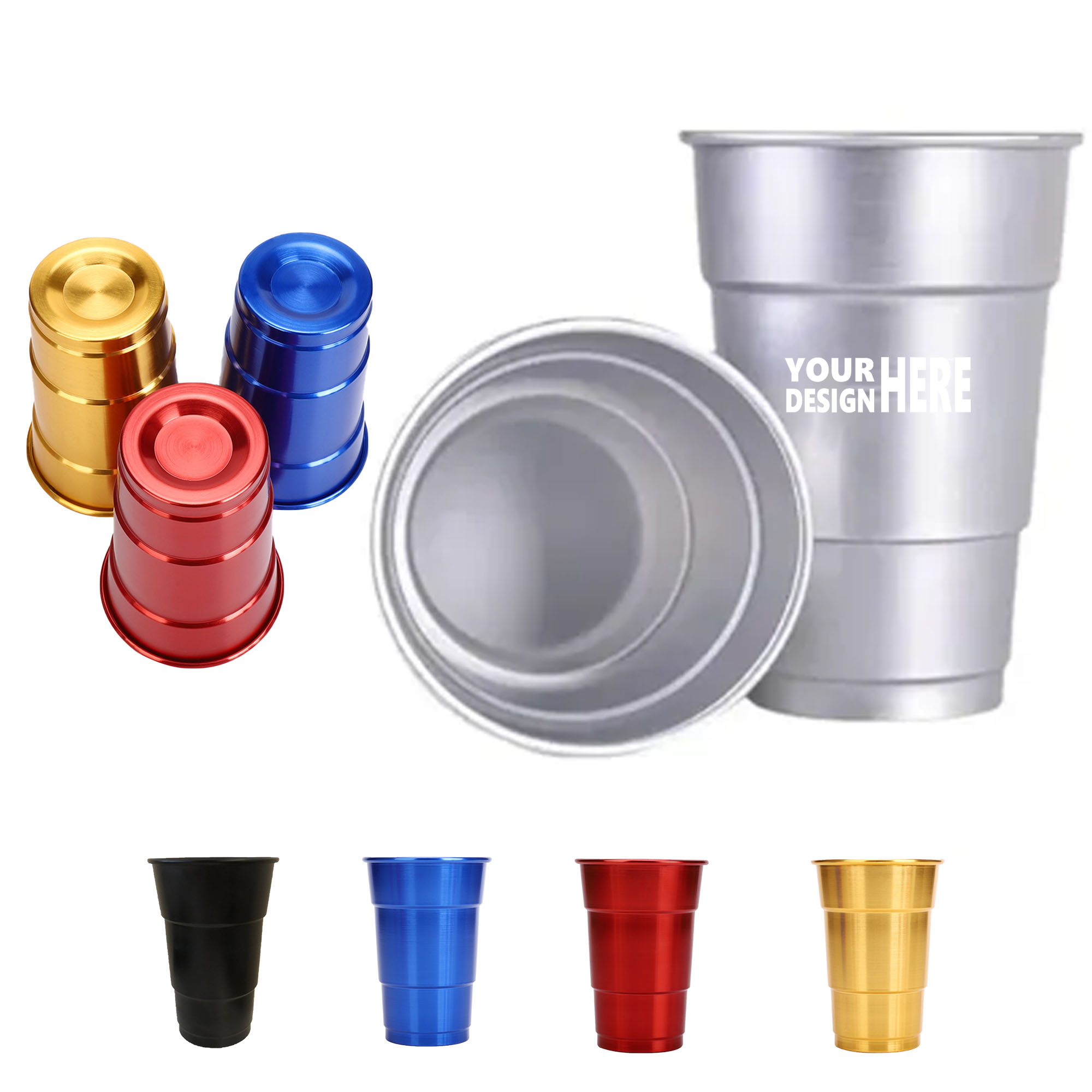 16oz Eco-Friendly Metal Cup 1