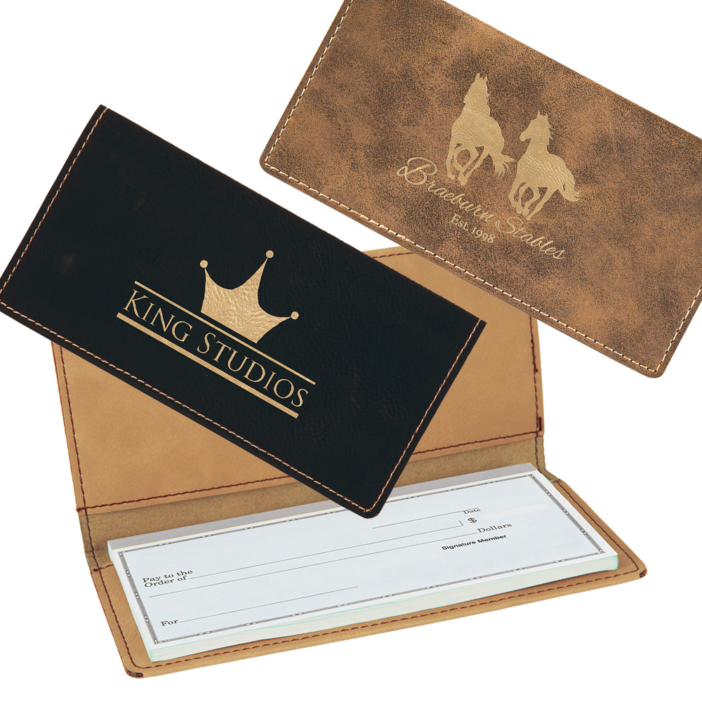 Leatherette Checkbook Cover 2