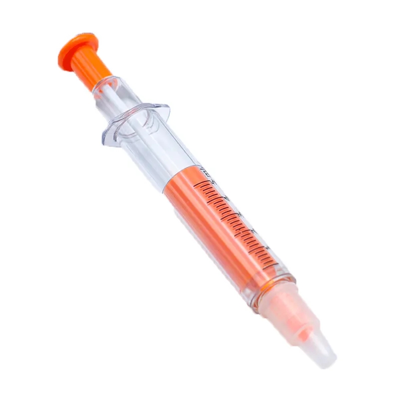 Double-Ended Syringe Fluorescent Stick Ballpoint Pen 1