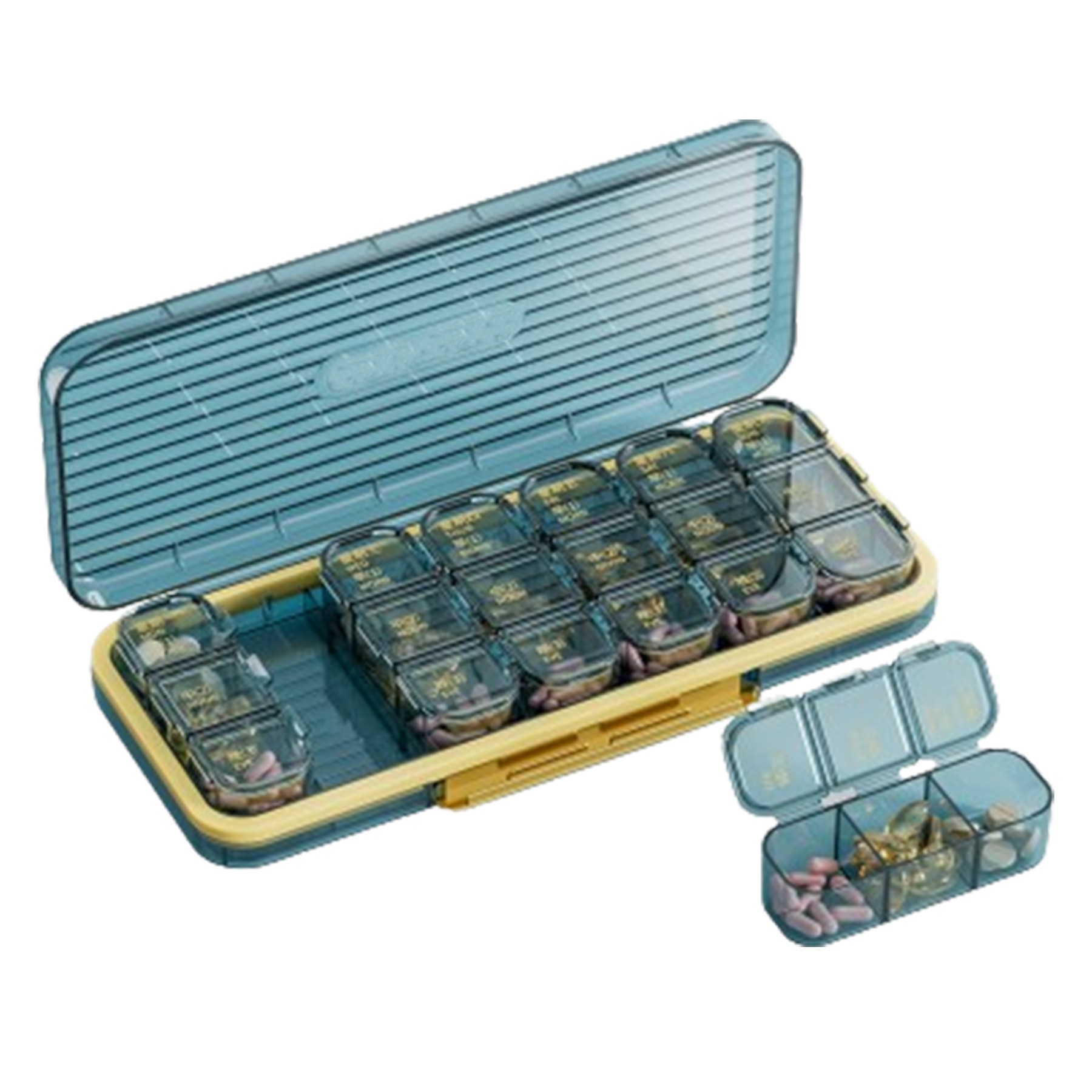 Weekly Medicine Box W/21 Compartments 4