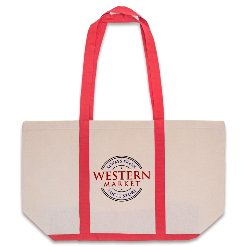 Custom Two Tone Cotton Canvas Tote Bags, custom tote bag with logo imprint 10